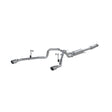 2021-2024 F-150 2.7L 3.5"L 5.0L 3" Cat Back 2.5" Dual Split Rear Aluminized Steel | Dirty Garage