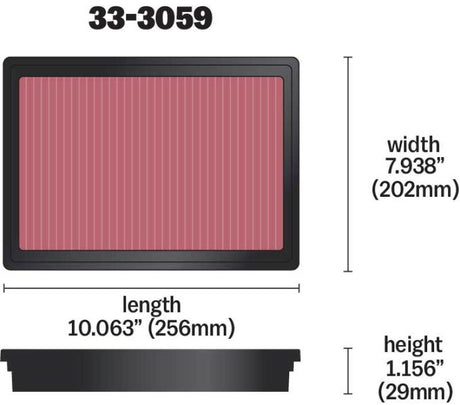 2015-2017 NP300 L4-2.3L DSL Drop In Air Filter - View 16 | Dirty Garage