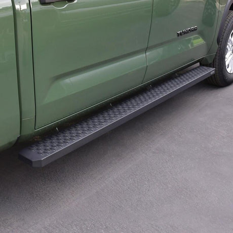 Universal 90" Black Grate Steps Running Boards - View 4 | Dirty Garage