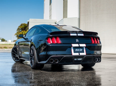Borla 15-16 Ford Mustang Shelby GT350 5.2L ATAK Cat Back Exhaust (Uses Factory Valence) - View 5 | Dirty Garage