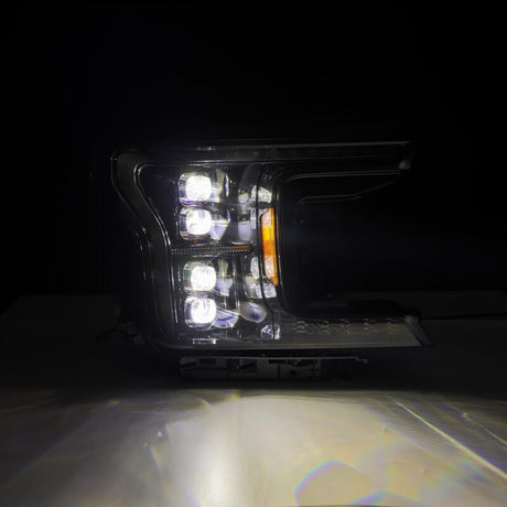 2018-2020 F-150 Nova-Series LED Projector Alpha Black Headlight 14th Gen G2 Style - View 4 | Dirty Garage