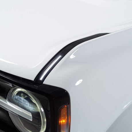 2022-2026 Bronco Luminix DRL LED Lights w/ Pair of Hood Limb Riser Replacements - View 6 | Dirty Garage