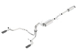 Borla 15-17 F-150 2.7/3.5L V6 EcoBoost / 5.0L V8 Black Chrome Cat-Back Touring Exhaust - View 2 | Dirty Garage