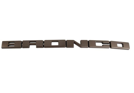 2021+ Bronco Grille Lettering Overlay Kit - Bronze - View 9 | Dirty Garage