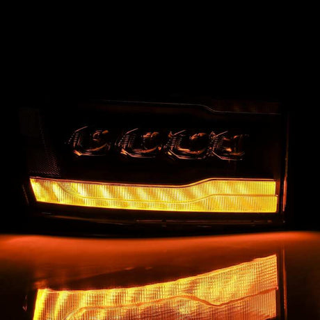 2006-2008 Ram HD Nova-Series LED Projector Black Headlights Sequential Signal DRL Amber LED - View 6 | Dirty Garage