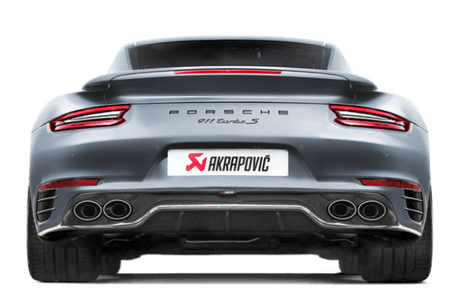 2016-2017 911 Turbo Slip-On Line Titanium - View 2 | Dirty Garage