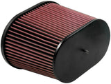 Universal Air Filter - Oval Straight - 3.688in Flange ID x 10.25in Base O/S Length x 7.875in H - View 2 | Dirty Garage