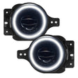 2018-2024 Wrangler Gladiator Sport High Performance LED Fog Lights White | Dirty Garage