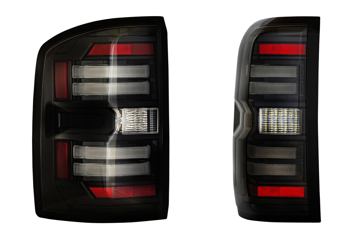 2014-2018 GM Sierra XB LED Tail Lights Smoked | Dirty Garage