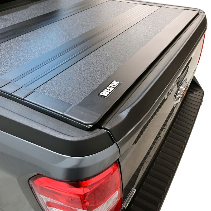 Westin 22-26 Ford Maverick 4WD 4ft. 6in. Bed Hard Tri-Fold Tonneau Cover - Black - View 6 | Dirty Garage