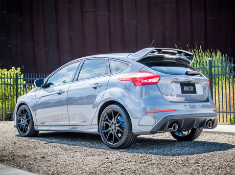 Borla 16-17 Ford Focus RS 2.3L MT Round Angle-Cut Tips Split Rear Exit ATAK Catback Exhaust - View 4 | Dirty Garage