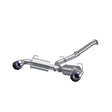 2013-2016 BRZ 3" Dual Split Rear Cat Back Burnt End Tips T304 | Dirty Garage