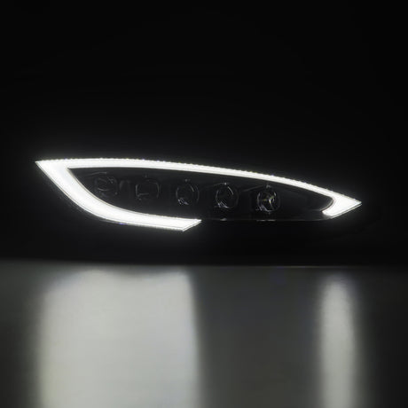 2012-2021 Model S Nova-Series LED Projector Headlights Black Activation Light Sequential Signal Switchback DRL - View 4 | Dirty Garage