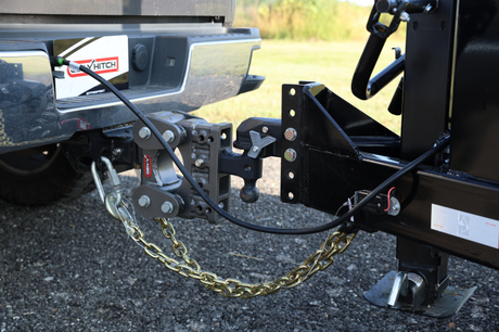 Gen-Y The Boss Torsion-Flex 2.5in Shank 6in Drop 21K Hitch w/GH-061 Dual-Ball/GH-062 Pintle Lock - View 3 | Dirty Garage