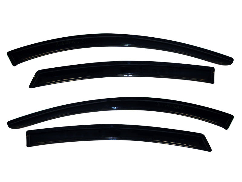2009-2013 Mazda 6 Ventvisor Outside Mount Window Deflectors Smoke 4-Piece - View 5 | Dirty Garage