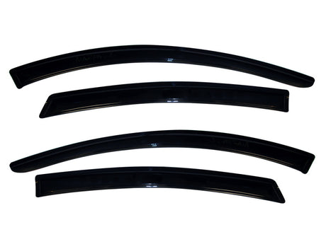 2009-2013 Mazda 6 Ventvisor Outside Mount Window Deflectors Smoke 4-Piece - View 5 | Dirty Garage