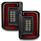 2007-2017 Wrangler Flush Mount LED Tail Lights - View 3 | Dirty Garage