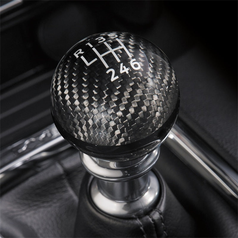 2015-2026 Mustang Carbon Fiber Shift Knob 6 Speed - View 4 | Dirty Garage
