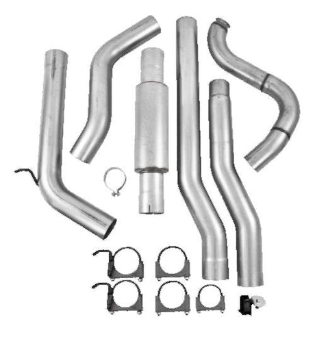 1988-1993 Ram HD 5.9L Turbo Back Single Side Exit P Series Exhaust - View 3 | Dirty Garage