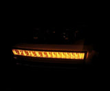 2019-2022 Ram 1500 Pro-Series Projector Headlight Plank Style Black Active Light Sequential Signal DRL - View 4 | Dirty Garage