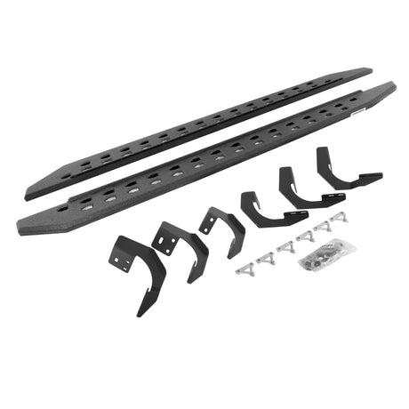 Go Rhino 19-22 Ram 1500 CC 4DR (Not Classic) RB20 Slim Running Boards Kit (w/Brackets) - Bedliner Ct | Dirty Garage