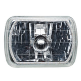 Universal Pre Installed Lights 7x6" Sealed Beam White Halo | Dirty Garage