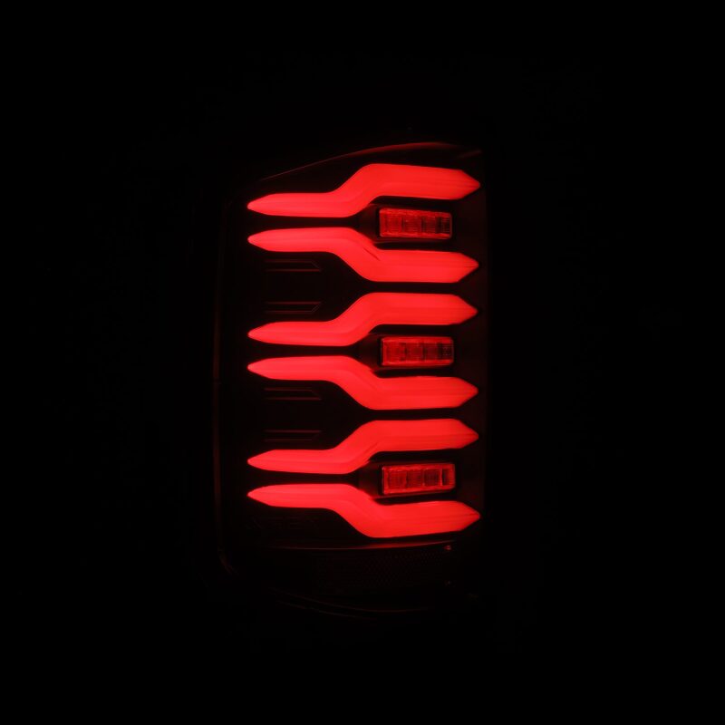 2014-2019 GM 1500 & HD Luxx-Series LED Tail Lights Black Activation Light Sequential Signal - View 4 | Dirty Garage