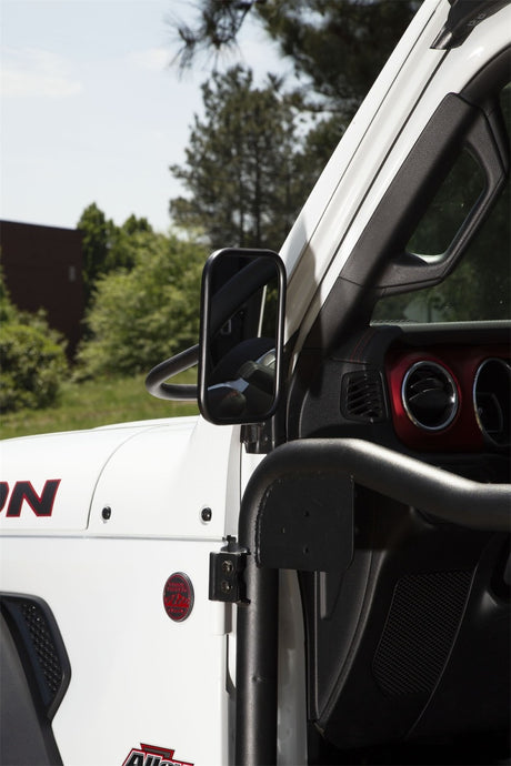 Rugged Ridge 18-20 Jeep Wrangler JL/JT Rectangular Trail Mirror - View 6 | Dirty Garage