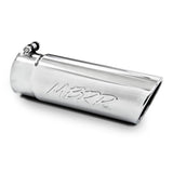 Universal 3" OD Dual Wall Angled End Tip 12" Length - View 3 | Dirty Garage