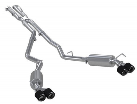 2020-2021 Explorer 3.0L Ecoboost SS 2.5" Dual Rear Exit Carbon Fiber Quad Tips - View 5 | Dirty Garage
