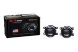 Universal Elite Series Type A White Fog Lamps - View 4 | Dirty Garage