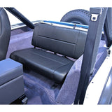 Rugged Ridge Standard Rear Seat Black Denim 55-95 Jeep CJ / Jeep Wrangler | Dirty Garage