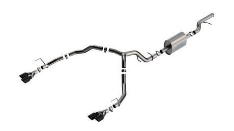 Borla 21-22 Chevy Tahoe 5.3L V8 2/4WD 4DR 3in/2.75in S-Type Cat-Back Exhaust w/ Black Chrome Tips | Dirty Garage