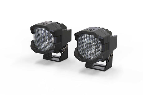 Universal Morimoto 1Banger HXB LED Pod Flood White Pair | Dirty Garage
