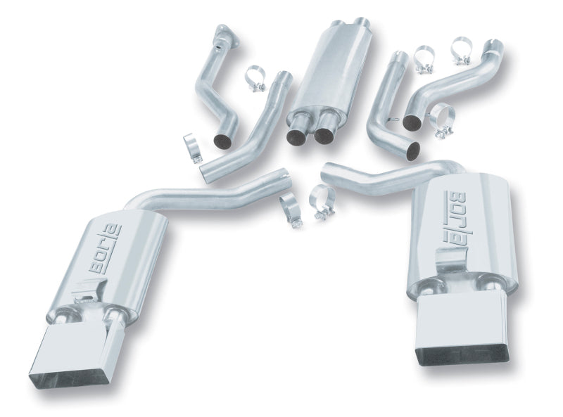 Borla 92-96 Chevrolet Corvette Hatchback/Conv 5.7L 8cyl 4/6 Spd Touring SS Catback Exhaust - View 3 | Dirty Garage