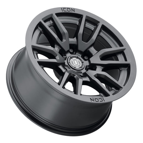 Universal Vector 6 17x8.5 Satin Black Wheel 6x135 6mm Offset 5" BS 87.1mm Bore - View 3 | Dirty Garage