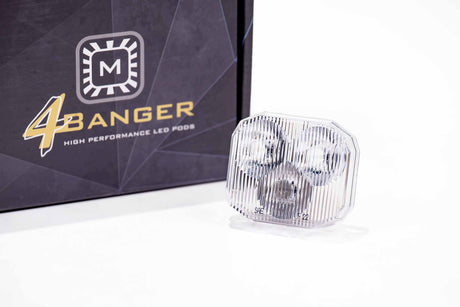Universal Lens Only 4Banger White Wide | Dirty Garage