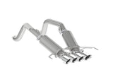 2014-2019 Corvette V8 6.2L 3" T304 Dual Cat Back 4" Quad Dual Wall Tips - View 3 | Dirty Garage