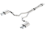 Borla 2018 Ford Mustang GT 5.0L AT/MT (w/o Valves) ATAK 3in Cat-Back Exhaust w/Polished Tips | Dirty Garage
