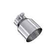 Universal Stainless Steel Dual Wall Tip 4".5" OD 3" Inlet 6.13" L | Dirty Garage