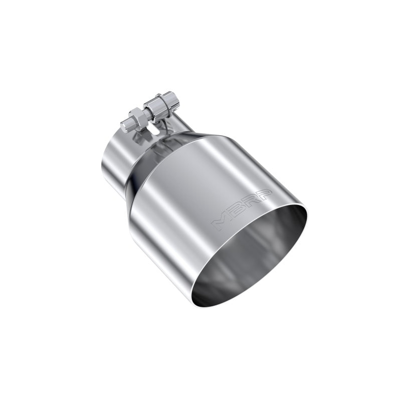 Universal Stainless Steel Dual Wall Tip 4".5" OD 3" Inlet 6.13" L | Dirty Garage