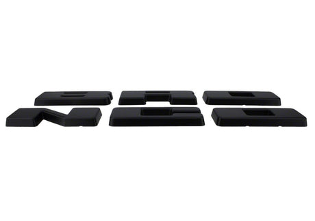 2021+ Bronco Grille Lettering Overlay Kit - Black - View 9 | Dirty Garage