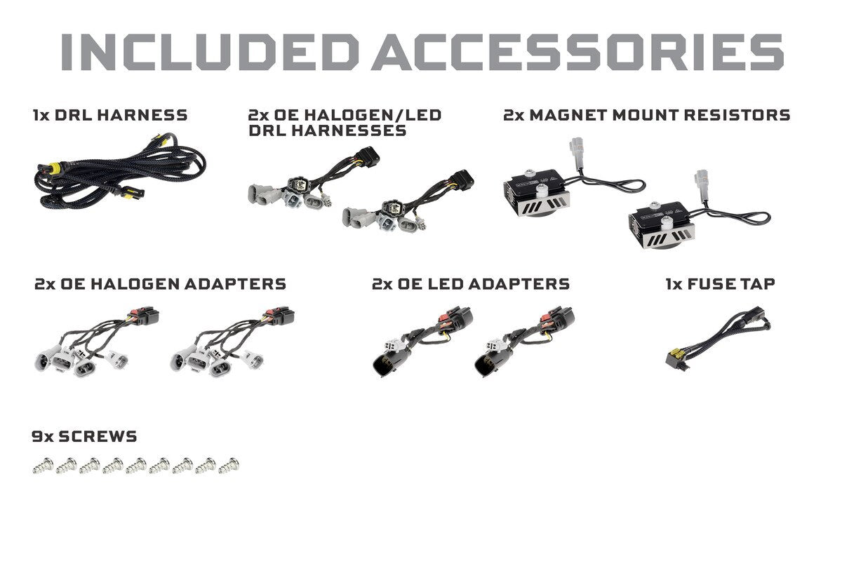 2016-2023 Tacoma XB Evo Hybrid Headlights Set (LF2-530Y)