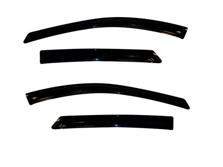 2010-2015 Tucson Ventvisor Outside Mount Window Deflectors 4-Piece Smoke | Dirty Garage