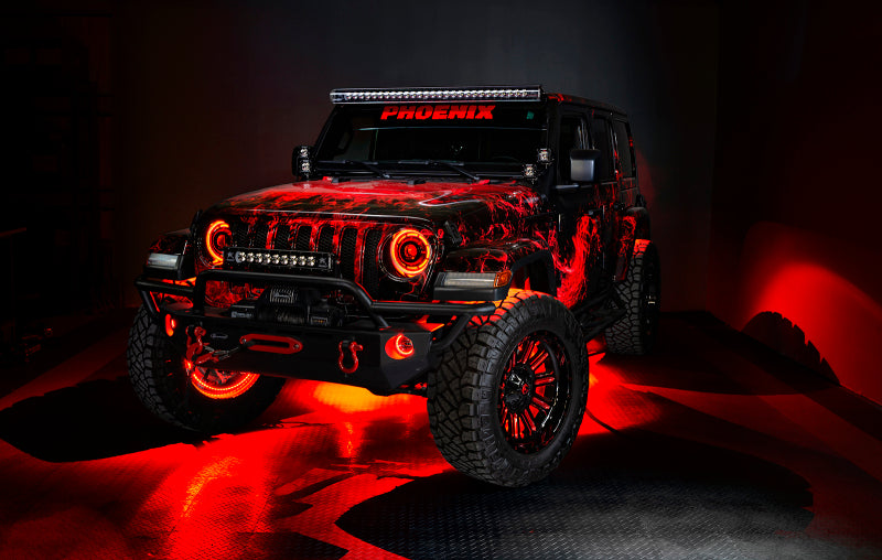2007-2024 Wrangler High Performance LED Fog Lights w/o Controller - View 17 | Dirty Garage