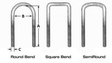 2000-2005 Super Duty Excursion 4WD Round U-Bolt Kit 5/8-18 x 12.00 x 3.50 | Dirty Garage
