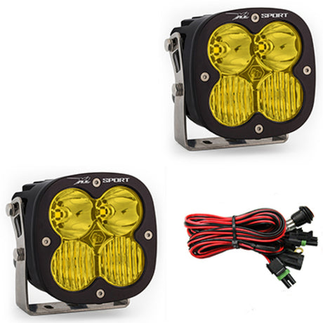 Universal XL Sport Series Driving Combo Pattern Pair LED Light Pods Baja Amber | Dirty Garage