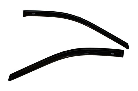 2014-2018 GM 1500 Standard Cab Ventvisor Smoke Window Deflectors 2-Piece - View 2 | Dirty Garage
