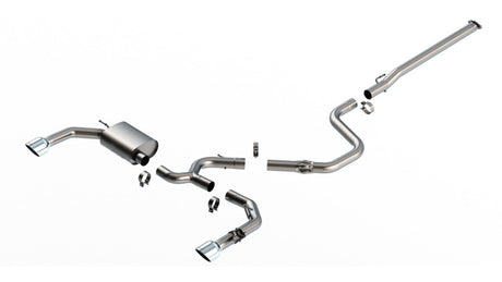 Borla 22-23 Hyundai Elantra N 2.0L 4 CYL. Turbo AT/MT ATAK Catback Exhaust Bright Chrome | Dirty Garage