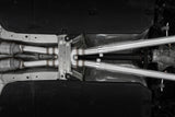 2022 Stinger 3.3L T304 SS Cat-Back Exhaust Dual Split Rear Quad Outlet Uses Factory Bezels - View 2 | Dirty Garage